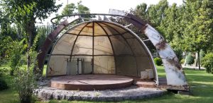 spherical glass ceiling