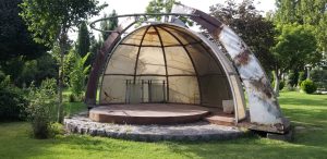 spherical glass ceiling